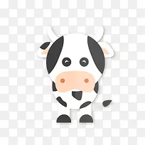 扁平化奶牛PNG下载-空若网 扁平化奶牛PNG下载-空若网