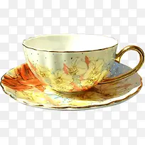 花纹陶瓷杯-空若网 花纹陶瓷杯-空若网