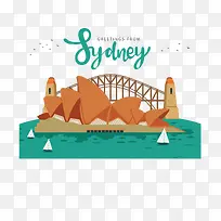 澳大利亚悉尼旅游海报-空若网 澳大利亚悉尼旅游海报-空若网