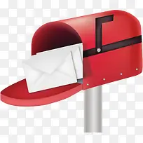 创意红色邮箱设计-空若网 创意红色邮箱设计-空若网