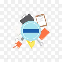 五一劳动节办公图标-空若网 五一劳动节办公图标-空若网