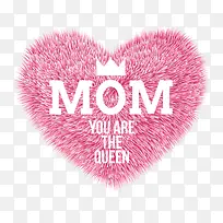 粉色母亲节爱心主题-空若网 粉色母亲节爱心主题-空若网