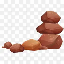 卡通手绘石堆-空若网 卡通手绘石堆-空若网