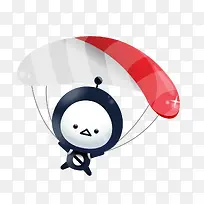 卡通降落伞图形-空若网 卡通降落伞图形-空若网