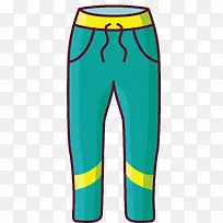 线条对称矢量运动裤-空若网 线条对称矢量运动裤-空若网