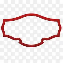 简约线条对称边框-空若网 简约线条对称边框-空若网