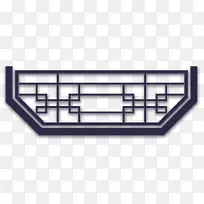 蓝色对称边框-空若网 蓝色对称边框-空若网