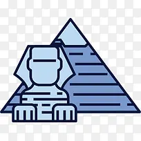 埃及矢量金字塔景点-空若网 埃及矢量金字塔景点-空若网