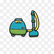 矢量卡通扁平化挂烫机清洁标志p-空若网 矢量卡通扁平化挂烫机清洁标志p-空若网