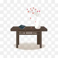 卡通手绘书桌和书-空若网 卡通手绘书桌和书-空若网