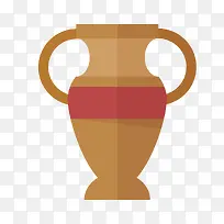 灰色扁平化花瓶元素-空若网 灰色扁平化花瓶元素-空若网