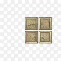 复古挂画插画-空若网 复古挂画插画-空若网