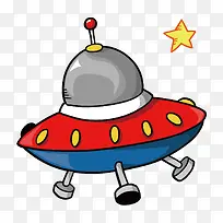 卡通宇宙飞船 UFO-空若网 卡通宇宙飞船 UFO-空若网