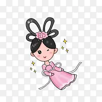 水彩嫦娥-空若网 水彩嫦娥-空若网