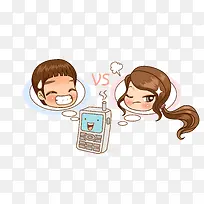 两个人与一个电话-空若网 两个人与一个电话-空若网