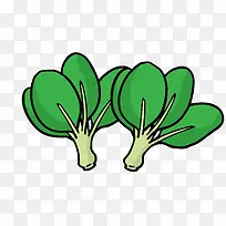 手绘青菜设计素材-空若网 手绘青菜设计素材-空若网