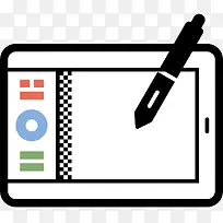 黑色手绘圆角手绘板元素-空若网 黑色手绘圆角手绘板元素-空若网