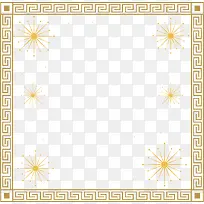 金黄色中国风边框-空若网 金黄色中国风边框-空若网
