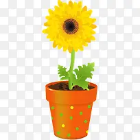 矢量向日葵效果元素史抠素材-空若网 矢量向日葵效果元素史抠素材-空若网