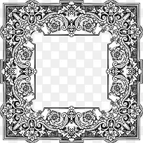 繁花边框图案-空若网 繁花边框图案-空若网