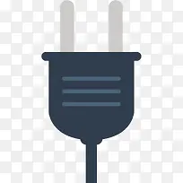 矢量扁平插头素材-空若网 矢量扁平插头素材-空若网