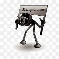 创意设计卡通插头矢量图素材-空若网 创意设计卡通插头矢量图素材-空若网