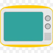 卡通电视机矢量图-空若网 卡通电视机矢量图-空若网