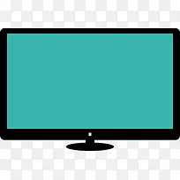 老式电视机矢量图-空若网 老式电视机矢量图-空若网