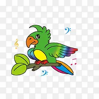 ��֦�ϵ���ɫ��-������