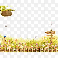 户外卡通风景-空若网 户外卡通风景-空若网