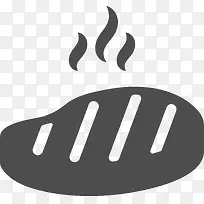 卡通冒着热气的牛排图-空若网 卡通冒着热气的牛排图-空若网