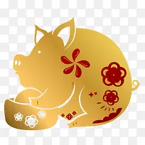 手绘卡通2019年猪-空若网 手绘卡通2019年猪-空若网