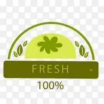 ��ɫ��Բ�л��߲˱�ǩ-������