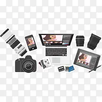 矢量电脑设备-空若网 矢量电脑设备-空若网