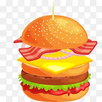 美味多彩汉堡包-空若网 美味多彩汉堡包-空若网