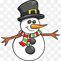 卡通白色雪人-空若网 卡通白色雪人-空若网