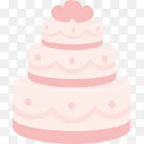 粉红色奶油蛋糕-空若网 粉红色奶油蛋糕-空若网