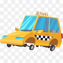卡通taxi素材-空若网 卡通taxi素材-空若网