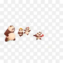 卡通小熊猫-空若网 卡通小熊猫-空若网