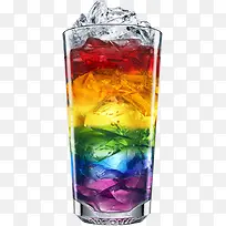 一杯彩色果汁-空若网 一杯彩色果汁-空若网