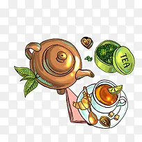 手绘茶壶-空若网 手绘茶壶-空若网