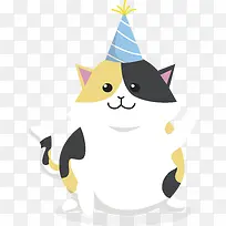 胖嘟嘟的生日猫咪-空若网 胖嘟嘟的生日猫咪-空若网