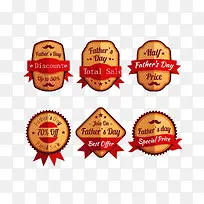 创意父亲节促销标签-空若网 创意父亲节促销标签-空若网
