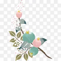 多彩清新花朵装饰图案-空若网 多彩清新花朵装饰图案-空若网