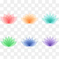 彩色荷花-空若网 彩色荷花-空若网