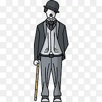 电影节演员黑色卓别林-空若网 电影节演员黑色卓别林-空若网