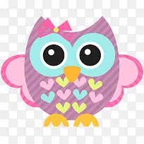 手绘猫头鹰-空若网 手绘猫头鹰-空若网