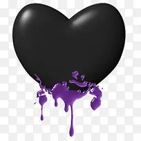 黑色爱心-空若网 黑色爱心-空若网