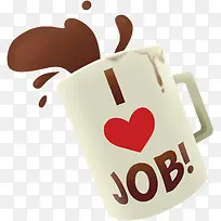 可爱的杯子和咖啡-空若网 可爱的杯子和咖啡-空若网