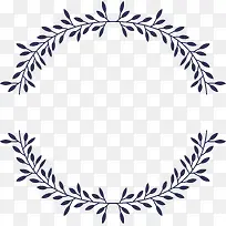 深蓝色树枝标题框-空若网 深蓝色树枝标题框-空若网